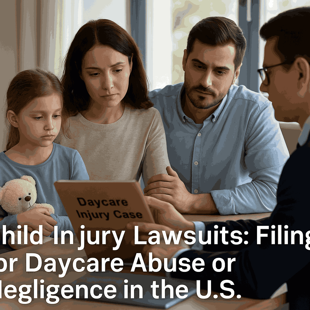 Child Injury Lawsuits: Filing for Daycare Abuse or Negligence in the U.S.