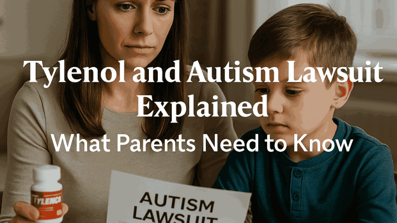 Tylenol and Autism Lawsuit Explained: What Parents Need to Know